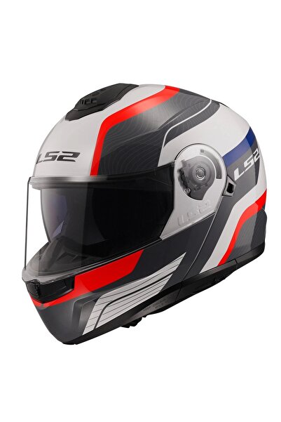 LS2 STROBE 2 MONZA SİYAH-BEYAZ-KIRMIZI KASK