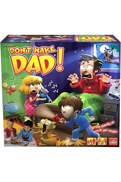 Generic Don't Wake Dad! Action & Reflexes Board Game for Kids (Plastic)