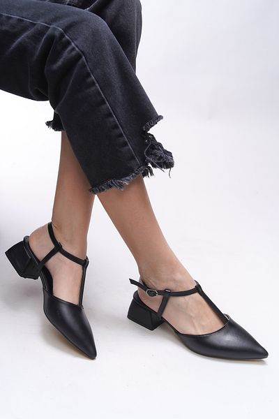 Riccon Emelkaela Women's Heeled Shoes 0012012   Black Skin