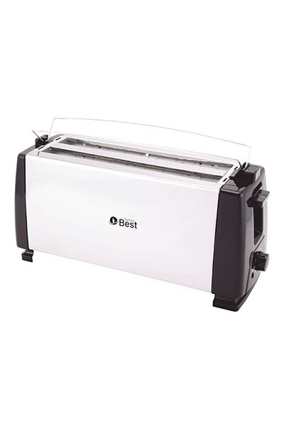 Techno Best 1300W 4 Slice Stainless Steel Electric Toaster