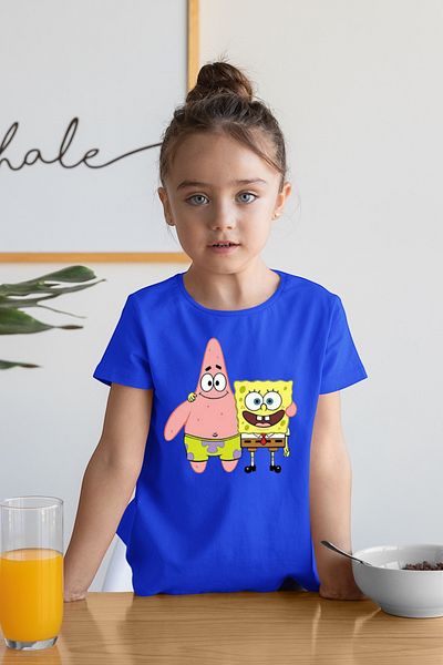New Shine 1 tricou este un cadou pentru achiziții de 6 și mai sus în coș - Tricou cu mânecă scurtă imprimat pentru copii