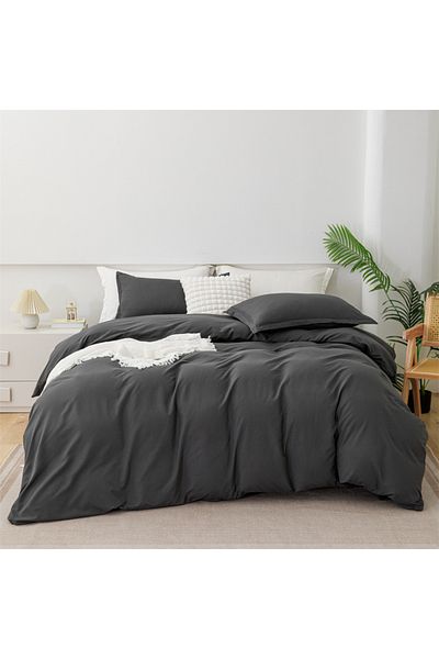 sharpdo 4-Piece Bedding Set Sheet set,with 1 Duvet/Quilt Cover And 1 Flat sheet And 2 Pillowcases King