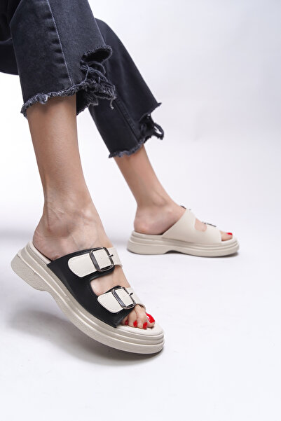 Riccon Beige Skin Winlaerla Women's Slippers 0012245