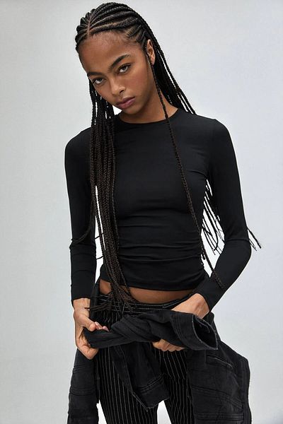 Köstebek Long Sleeve Bady Basic Blouse