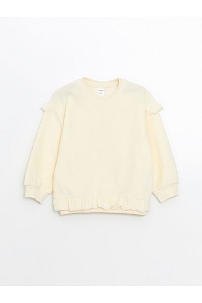 LC Waikiki Lcw Basic Girl's Sweatshirt and Sweatpants Set of 2