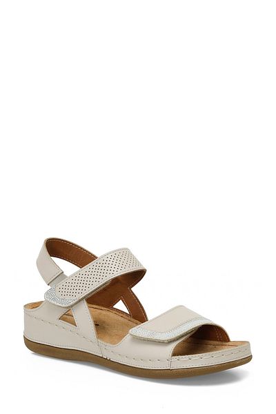 Polaris 104424 .Z5FX Beige Damen-Komfortsandalen