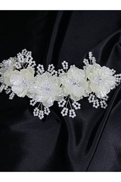 Butik Coroană de henna pentru nuntă, logodnă, cu detalii din frunze de sidef