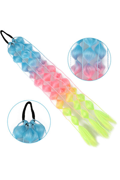 KONAK PERUK Balloon Braided Elastic Ponytail - Acm20