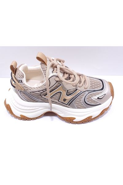 Guja 25Y324 Thick Sole Mesh Sports Shoes