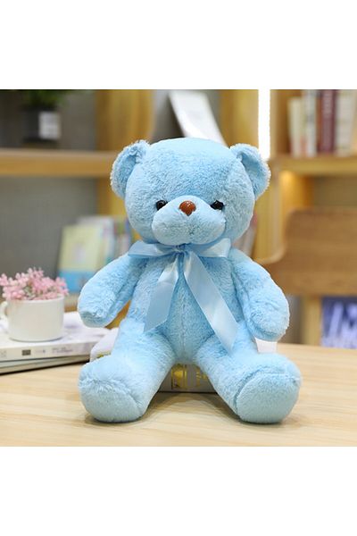 Choice 30cm Blue 30cm 10 Styles Bear Plush Toy Soft Stuffed Animal Doll Small Pink Gray White Teddy Bear Do