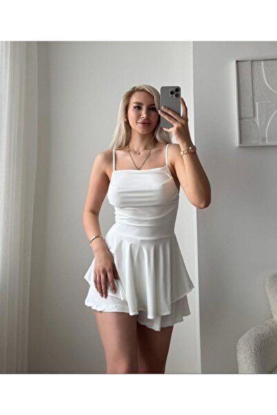 Ekim Store Askılı Sandy Mini Elbise