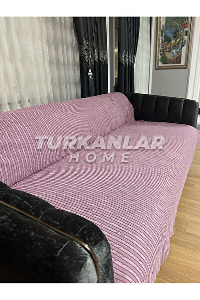 turkanlarhome Kadife Kaymaz Süngerli Koltuk - Çekyat Örtüsü 170x200