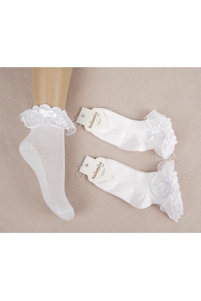 RSTM Boutique Lace Detail Girl Socks