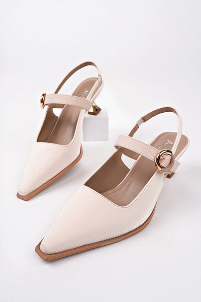 AYS SHOES Luxury Imported Texture Vardola Sole Mini Heel Women's Shoes