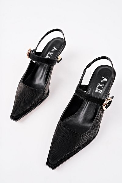 AYS SHOES Luxury Imported Texture Vardola Sole Mini Heel Women's Shoes