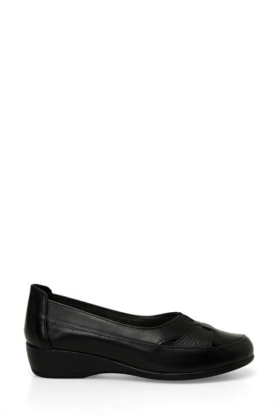 Polaris 166006.Z5Fx Black Women's Wedge Heel Shoes