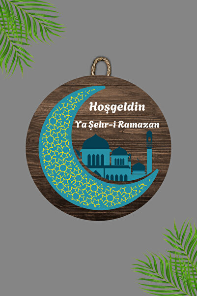 Dormot Home Imprimare digitală pe lemn - Ornament pentru ușă din lemn, cu mes...