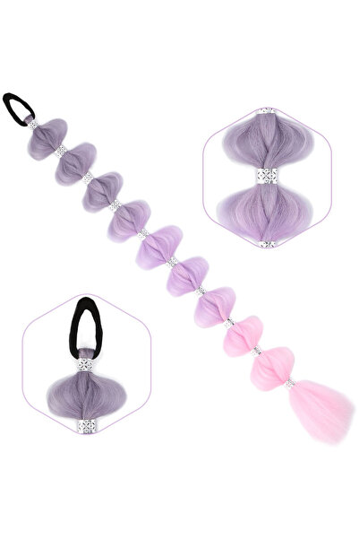 TAM TARZ Coada de cal elastică cu accesorii împletite - ACM06