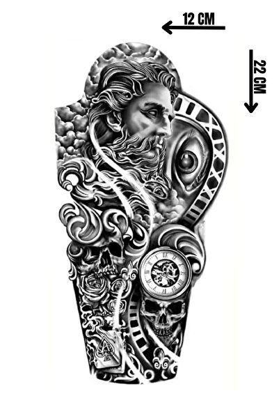 Barly Geçici Karışık Figürlü Dövme Tattoo