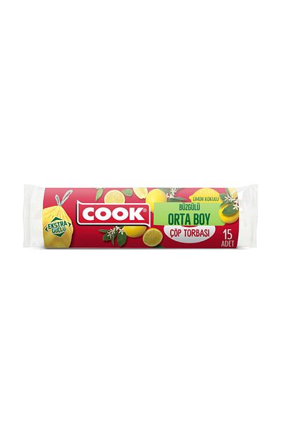 Cookc Medium Size Lemon Girdle Garbage Bag 15'