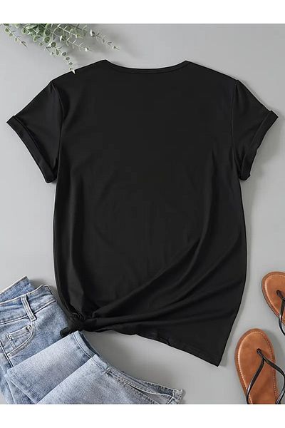 aynewmoda Tricou oversize unisex cu imprimeu Pink Sky Turnul Eiffel și bicicletă