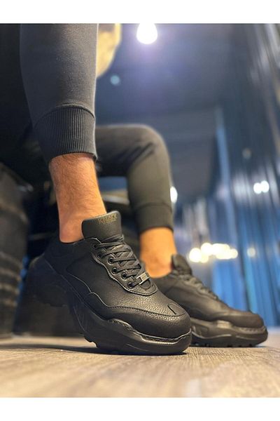 kapsulavm High Sole Casual Shoes N Black (Black Sole)