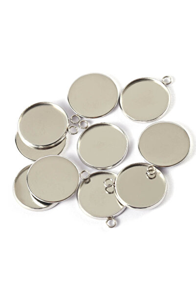 Choice 25 مم 20 قطعة 20 قطعة 14/20/25 مم قاعدة كابوشون من الفولاذ المقاوم للصدأ إعدادات كاميو قلادة سحرية DIY فارغة Tr