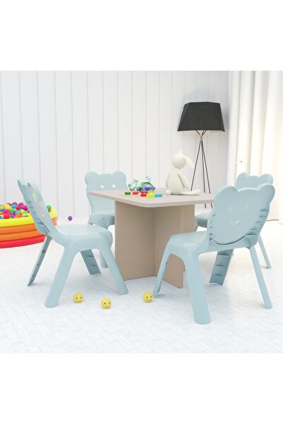 Mahmayi Modern Ergonomic Child Desk for Kids, 80x50cm, Round Edges Ideal for Toddlers-Sand Beige