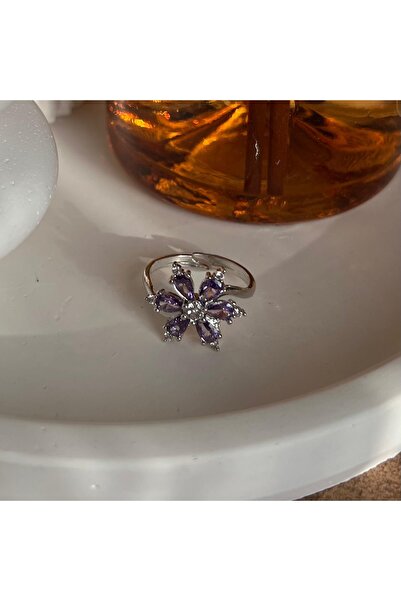 Teac Jewelry Purple Lotus Ring