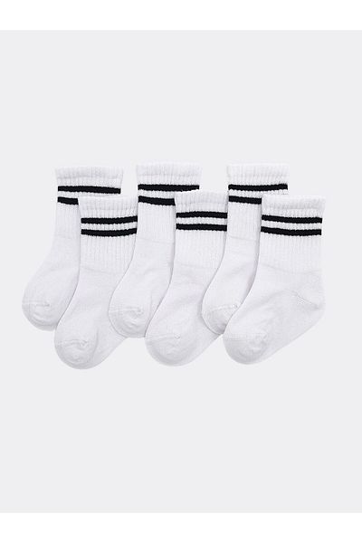 KARAMİLA 6 Pack Baby Socks Cotton Unisex / Newborn - Kids Socks