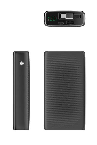 Powerology باور بانك 35 وات 20000 مللي أمبير - أسود