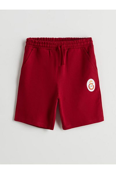 LC Waikiki Lcw Printed Boy's Shorts with Elastic Waist
