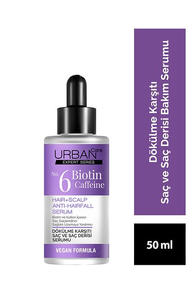 Urban Care Expert No.6 Biotin Caffeine Haar Anti-Betekshizlik Care Serum-50 Ml-Vegan