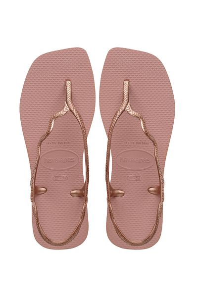 Havaianas Soleil Rose Gold Women's Slippers