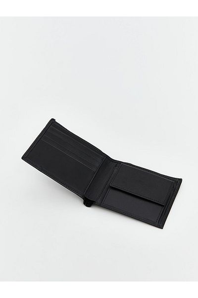 LC Waikiki Lcw Accessories Black Genuine Leather Men's Wallet