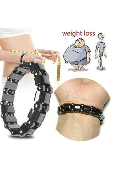 Choice أساور X660 الكلاسيكية المصنوعة من خرز الهيماتيت المرن المغناطيسي للعنا...