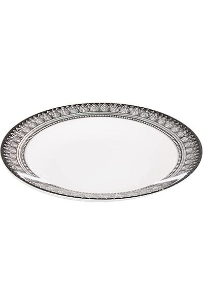 AKDC SRV ANTIC RIM SOUP PLATE 23CMX23CMX3CM White