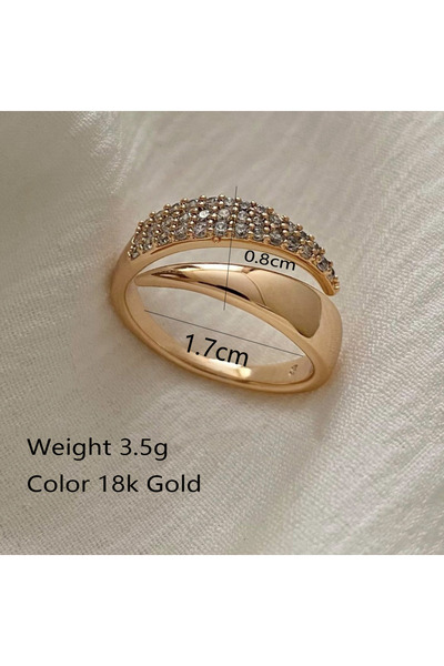 Choice NJZ-16 2024 Nwe خواتم الشمس المصنوعة من الفولاذ المقاوم للصدأ المطلية بالذهب عيار 18 قيراطًا للنساء مرصعة بحجر طبيعي في تجويف