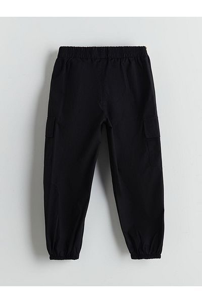 LC Waikiki Lcw Kids Black Elastic Waist Girls Jogger Tracksuit Bottom