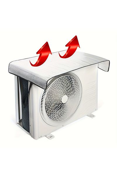 Choice 95x46cm Rainproof And Temperature Reducing Air Conditioning Cover, Waterproof, Sun Proof And Heat-in