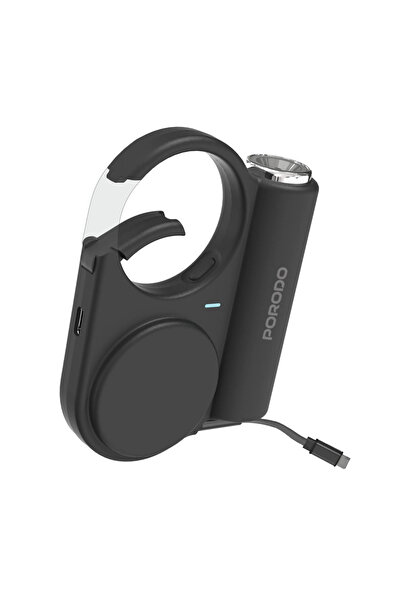 porodo باور بانك متعدد الاستخدامات للاستخدام الخارجي بسعة 5000 مللي أمبير في ...
