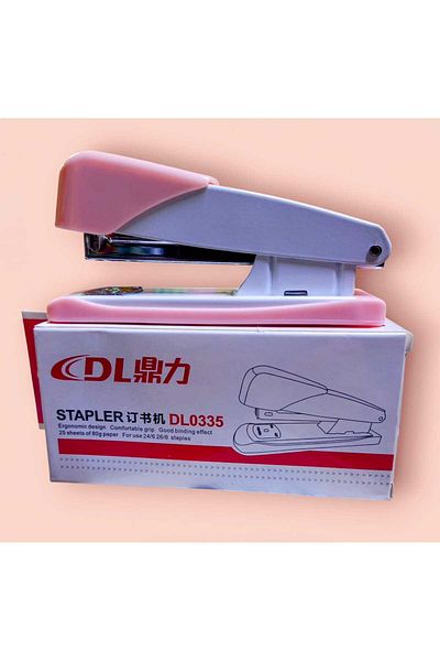izmir yazici servis 24/6 Pink Stapler Machine and 1000 Staple Wire Office Set Gift