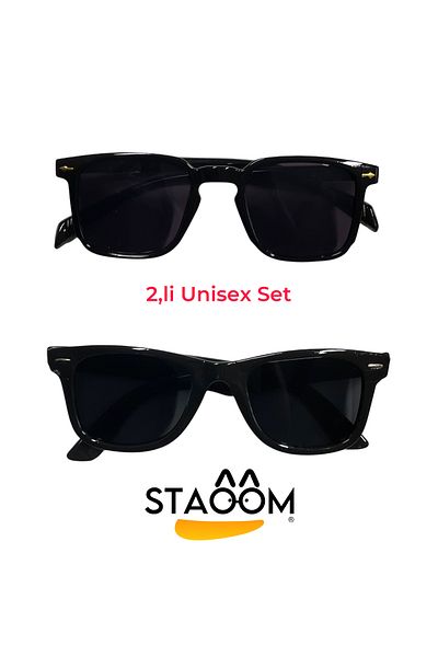 STAOOM Uv400 Model Sunglasses Set