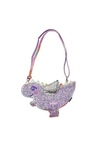 SMIGGLE Cute Dino Glitter Messenger Bag
