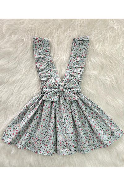 Eylülce Butik Rochie Salopet pentru copii albastră - 100% amestec de bumbac