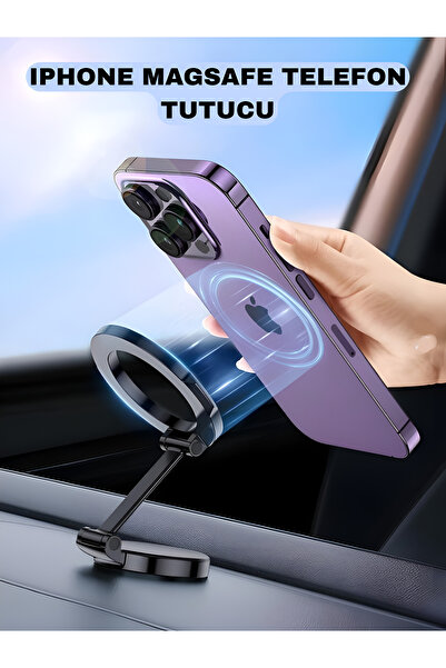 Sosyal Çarşı آيفون 11-12-13-14-15-16 حامل هاتف ماجساف للسيارة والمكتب والمنزل...