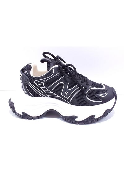 Guja 25Y324 Thick Sole Mesh Sports Shoes