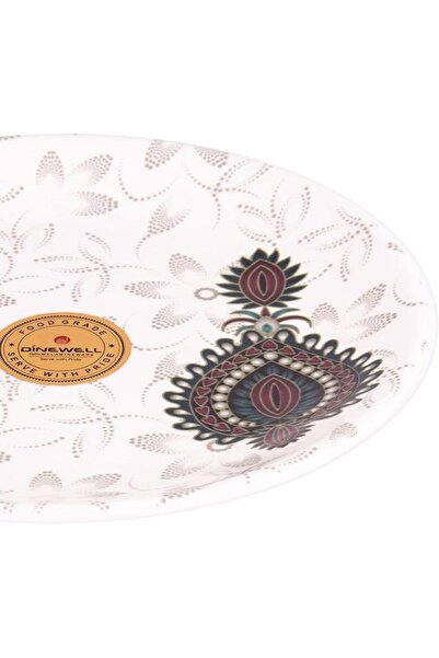 AKDC DJ M/MINE SIDE PLATE 19CMX19CMX2CM white and brown