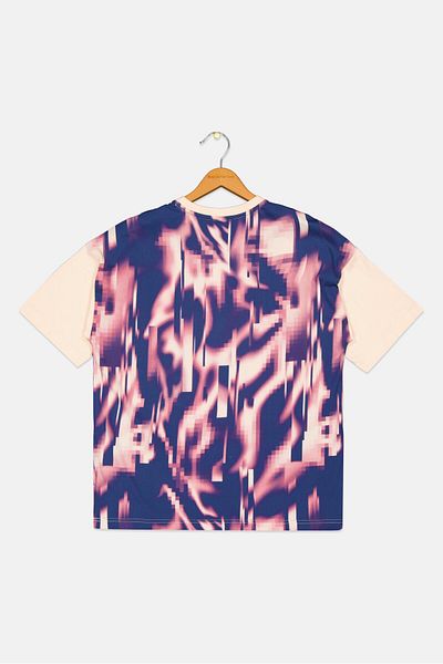 adidas Kids Boy Abstract Print Short Sleeve Outdoor T-Shirt, Multicolor
