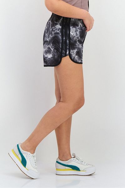 adidas Women Sportswear Fit Training Shorts, Black/grey Combo